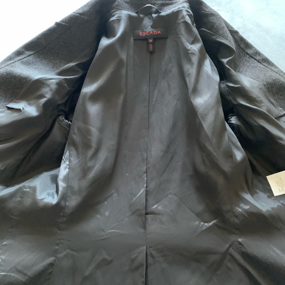 Escada wool blend dark grey blazer, size 38 - Picture 8 of 12